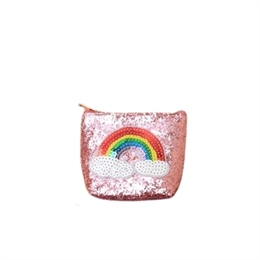 Molly & Rose Glitter regnbue pung - 1 stk. 